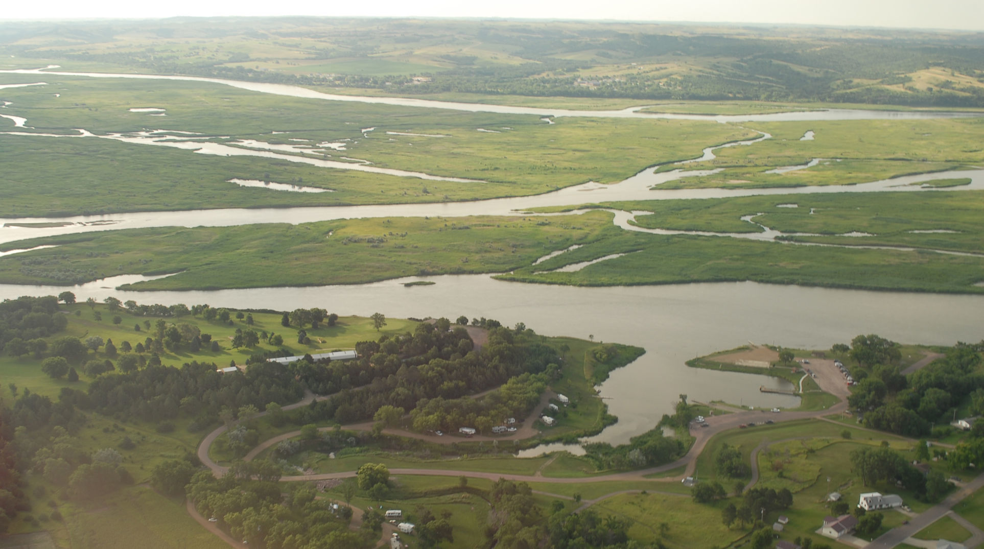 Lewis and Clark Lake sediment